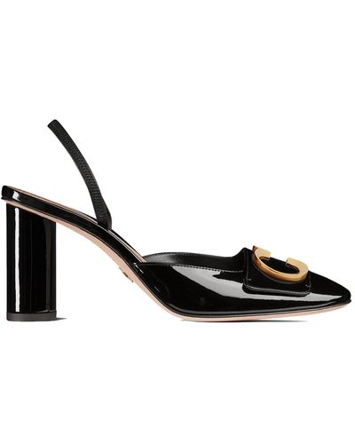 Dior Cest Slingback Court Shoes - Black