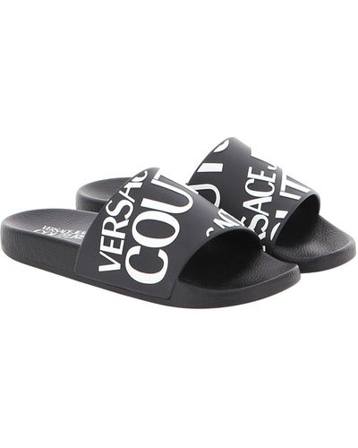 Versace Jeans Couture Jeans Couture Logo Sliders - Black