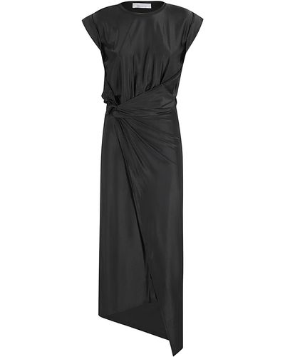 Rabanne Robe Long Dress - Black