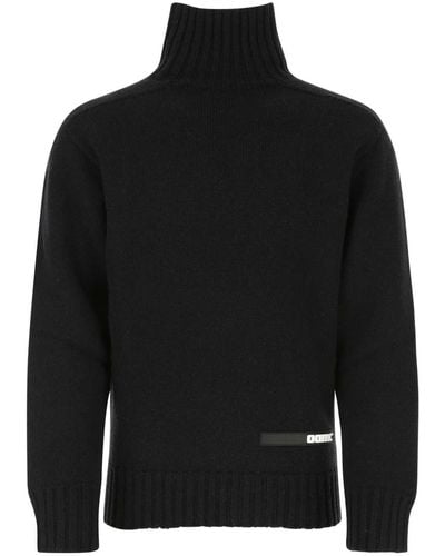 OAMC Black Wool Sweater