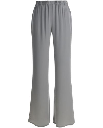 Antonelli Loose Trousers With Elastic Waistband - Grey