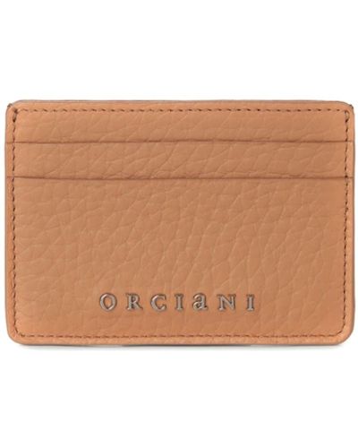 Orciani Soft Leather Card Holder - White