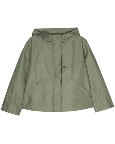 Fay Unlined Short Parka - Green