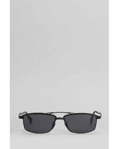 Kuboraum H57 Sunglasses In Silver Metal Alloy - Grey