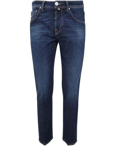 Jacob Cohen Straight Leg Jeans Fit - Blue