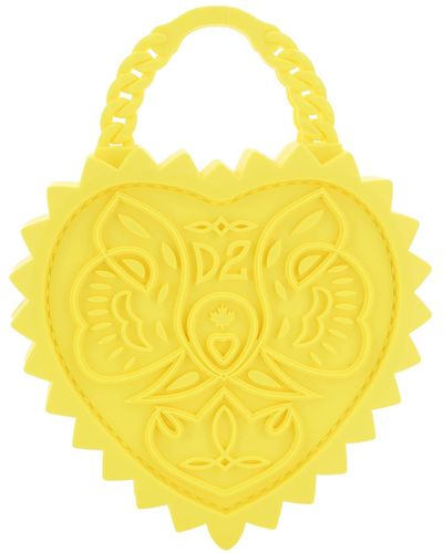 DSquared² Heart Tote - Yellow