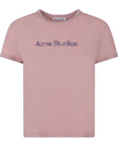 Acne Studios T-shirts - Pink