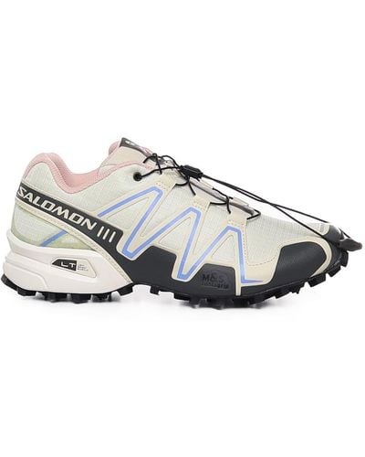 Zapatillas Trail Running Salomon Mujer Oferta Outlet - Salomon SPEEDCROSS 3  Blancas