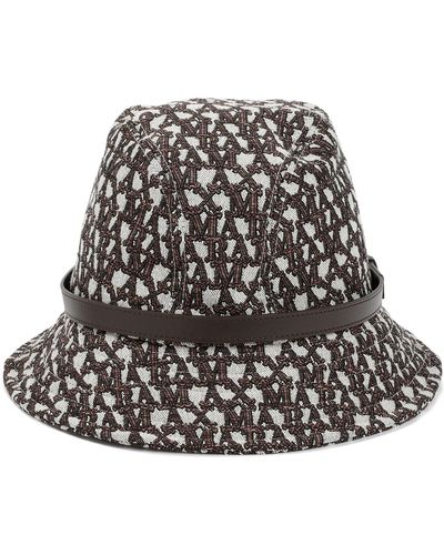 Max Mara Poloma Bucket Hat - Gray