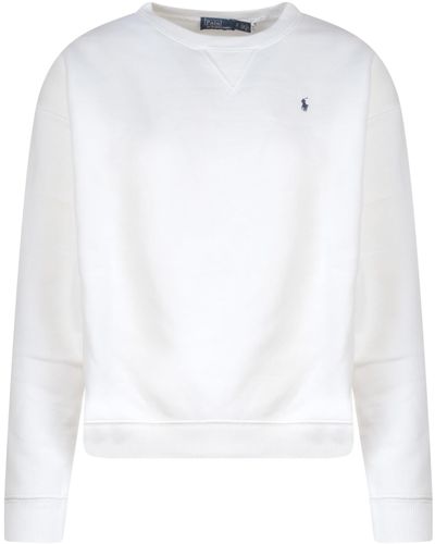 Polo Ralph Lauren Polo Crew Neck Sweatshirt - White