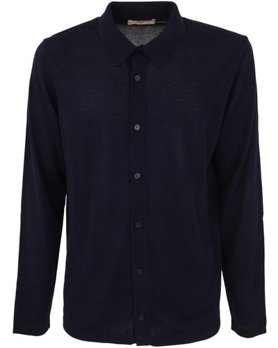 Nuur Long Sleeve Shirt - Blue