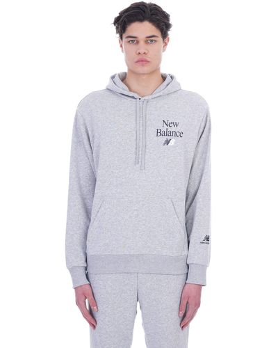 New Balance Sweatshirt In Cotton - Gray