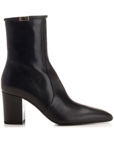 Saint Laurent ‘Betty’ Heeled Ankle Boots - Black