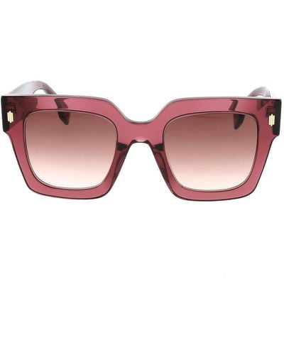 Fendi Square Frame Sunglasses - Pink