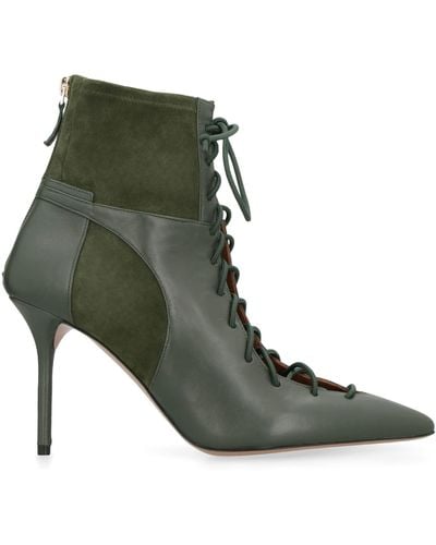Malone Souliers Montana Suede Ankle Boots - Green