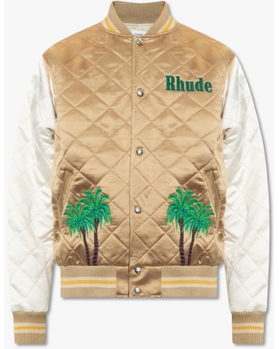 Rhude Quilted Bomber Jacket - Multicolor