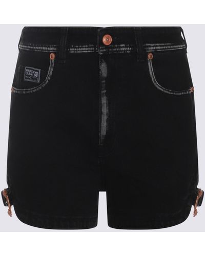Versace Cotton Shorts - Black