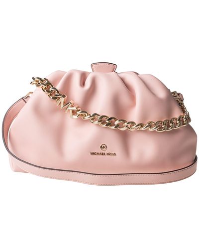 Michael Kors Nola Balloon Clutch Bag - Pink