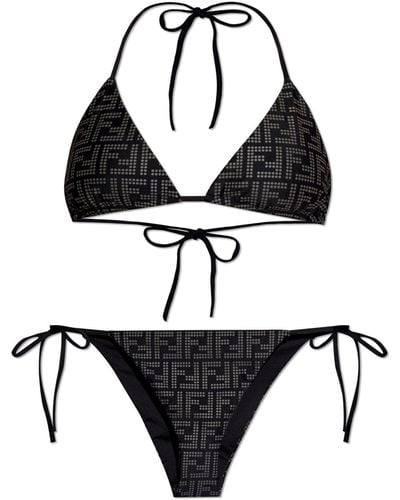 Fendi Reversible Bikini - Black