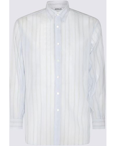 AURALEE Light Cotton Shirt - White