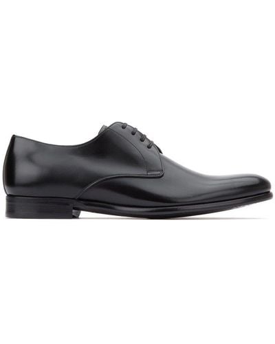 Dolce & Gabbana Lace-Up Derby Shoes - Black