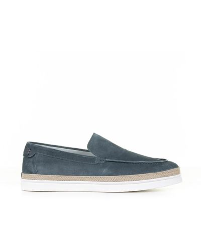 Barrett Air Force Suede Moccasin - Blue