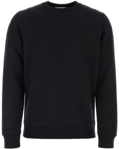 Moschino Black Polyester Blend Sweatshirt