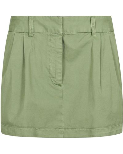 Stella McCartney Garment Dyed Bubble Skirt - Green