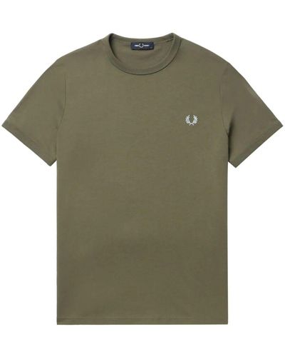 Fred Perry Fp Ringer T-Shirt - Green