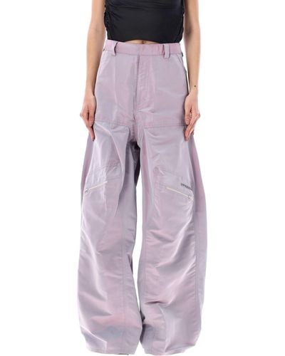 Y. Project Iridescent Pop-Up Trousers - Purple