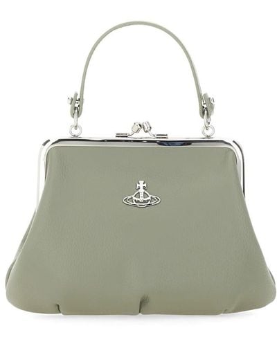 Vivienne Westwood Granny Orb-plaque Chain-linked Crossbody Bag - Green