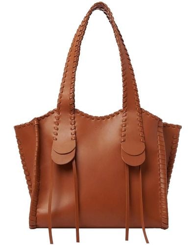 Chloé Caramel Medium Mony Handbag - Brown