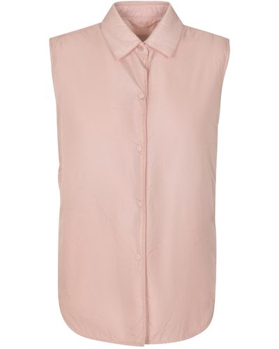 Aspesi Buttoned Sleeveless Shirt - Pink