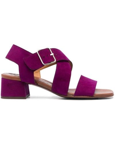 Chie Mihara Quisael 50mm Crossover-strap Sandals - Purple