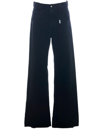 Ann Demeulemeester Claire 5 Pockets Comfort Pants - Blue