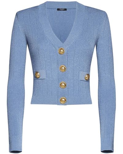 Balmain Jumpers - Blue