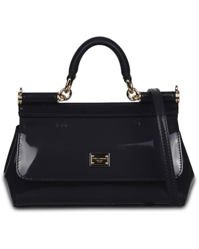 Dolce & Gabbana Dolce & Gabbana Sicily Polished Handbag - Black