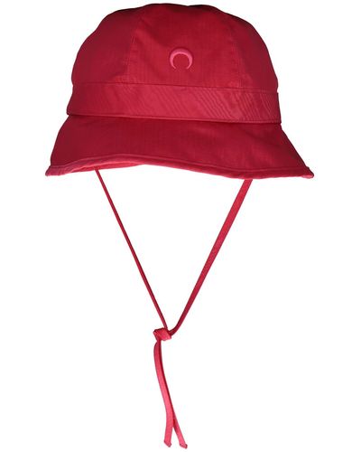 Marine Serre Hats In Polyester - Red