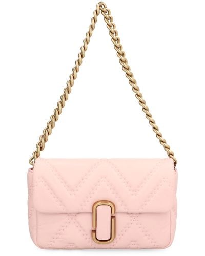 Marc Jacobs Borsa A Tracolla J Marc In Pelle - Pink