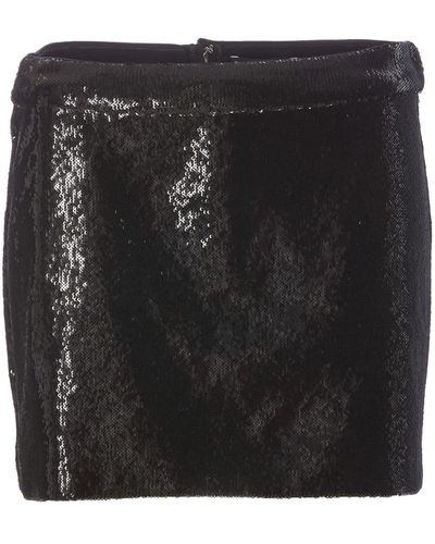 Dolce & Gabbana Mini Sequins Skirt - Black