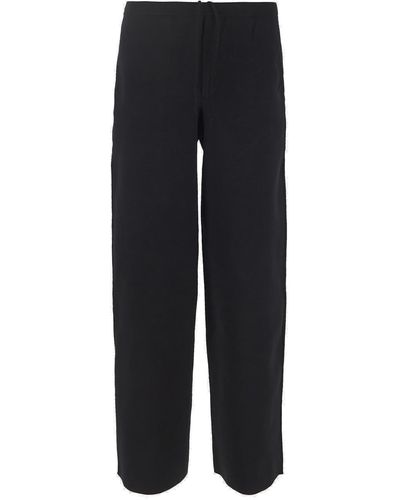 Ferragamo Wide-leg Pants - Black