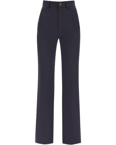 Vivienne Westwood 'ray' Pants In Recycled Cady - Blue