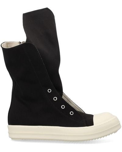 Rick Owens Boot Trainers - Black