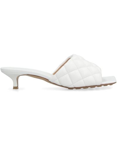 Bottega Veneta White Padded Sandals