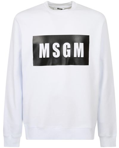 MSGM Sweatshirts - White