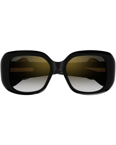Cartier Ct0471S 001 Sunglasses - Black
