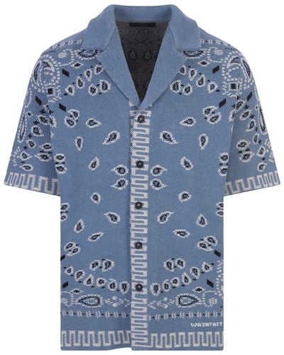 Alanui Jacquard Shirt - Blue