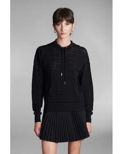 Givenchy Sweatshirt In Black Viscose