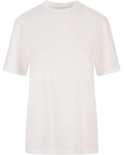 Jil Sander Over T-Shirt With Logo - White