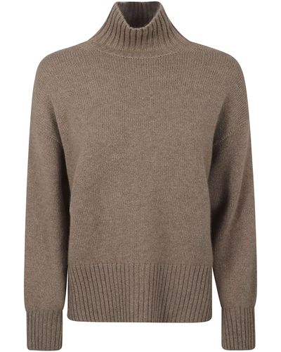 Be You Ribbed Sweater - Brown